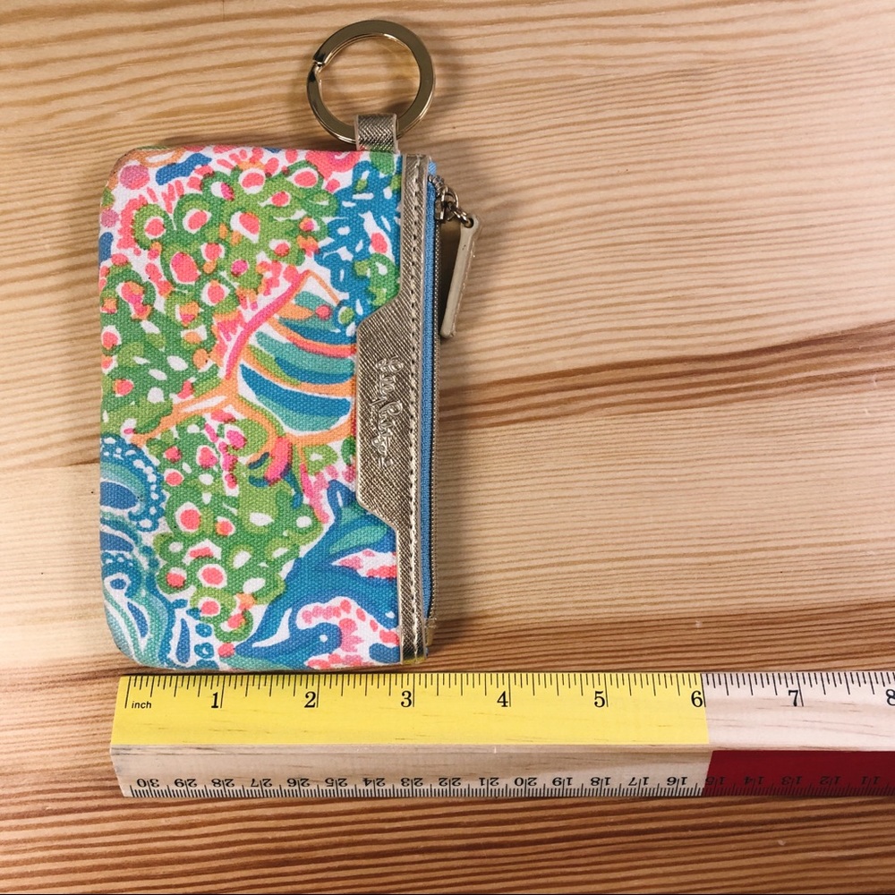 nwot lilly pulitzer lovers coral key id holder - Picture 7 of 7